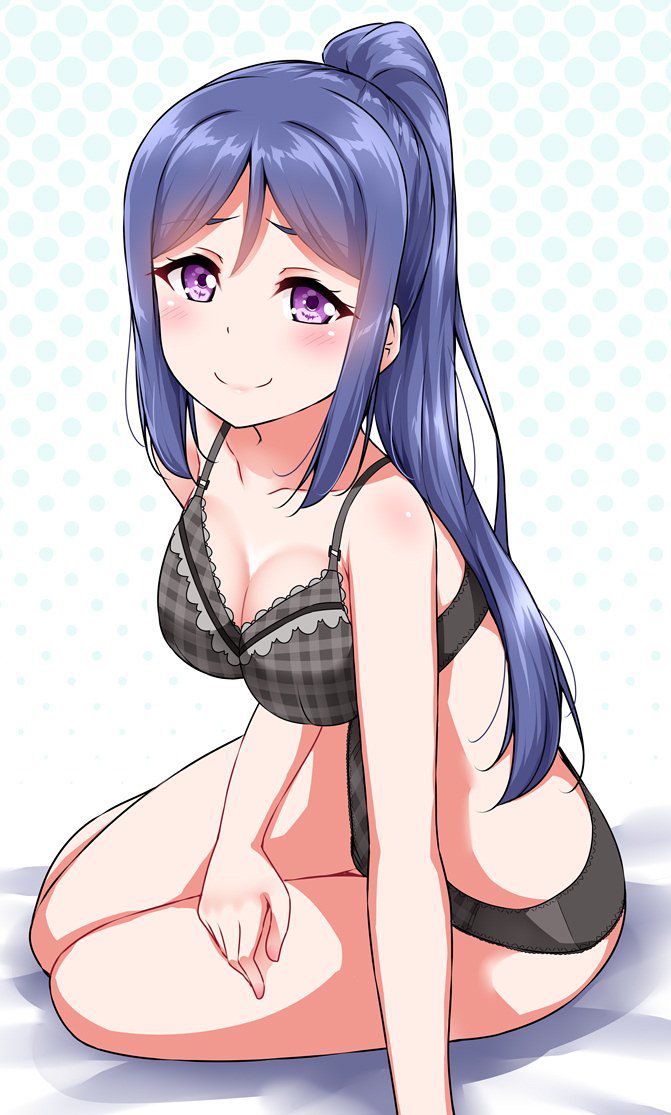 Erotic anime summary Erotic image collection of beautiful girls wearing sexy black underwear [50 sheets] 20