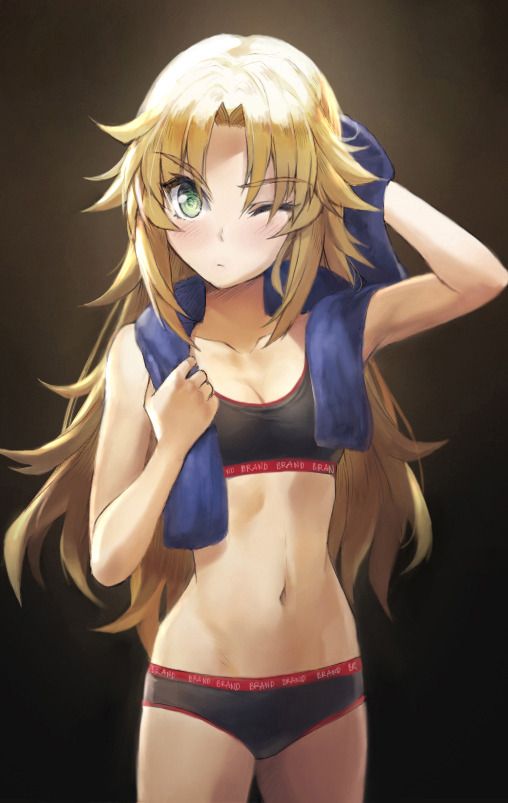 Erotic anime summary Erotic image collection of beautiful girls wearing sexy black underwear [50 sheets] 4