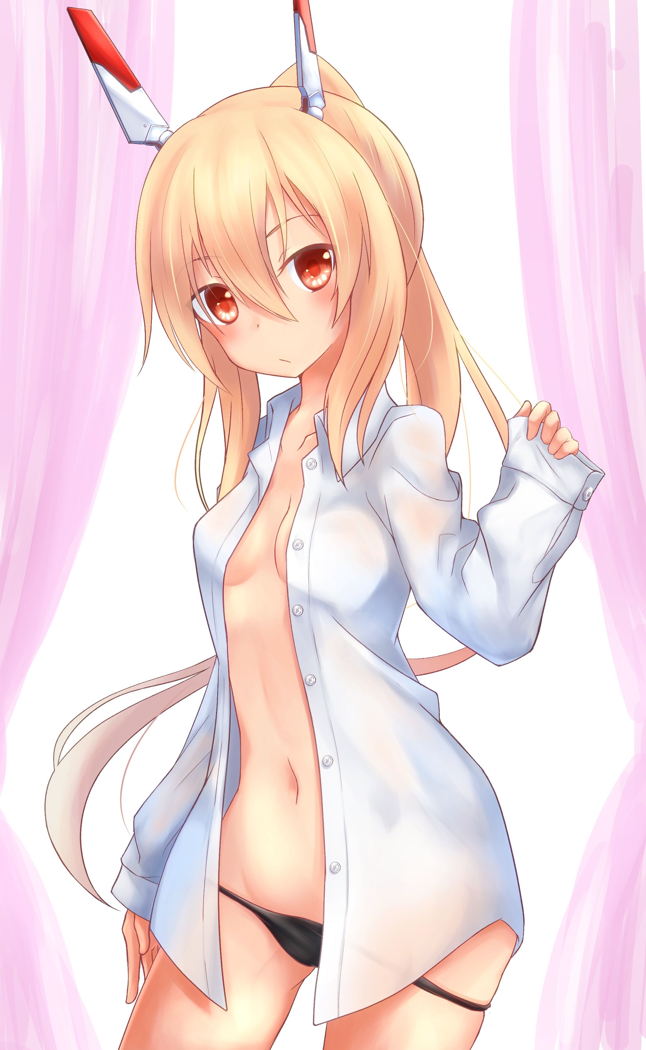 Erotic anime summary Erotic image collection of beautiful girls wearing sexy black underwear [50 sheets] 40