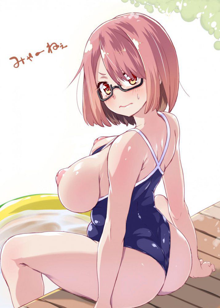 Erotic anime summary Erotic images of beautiful girls and beautiful girls who look good with school swimsuits [secondary erotic] 11