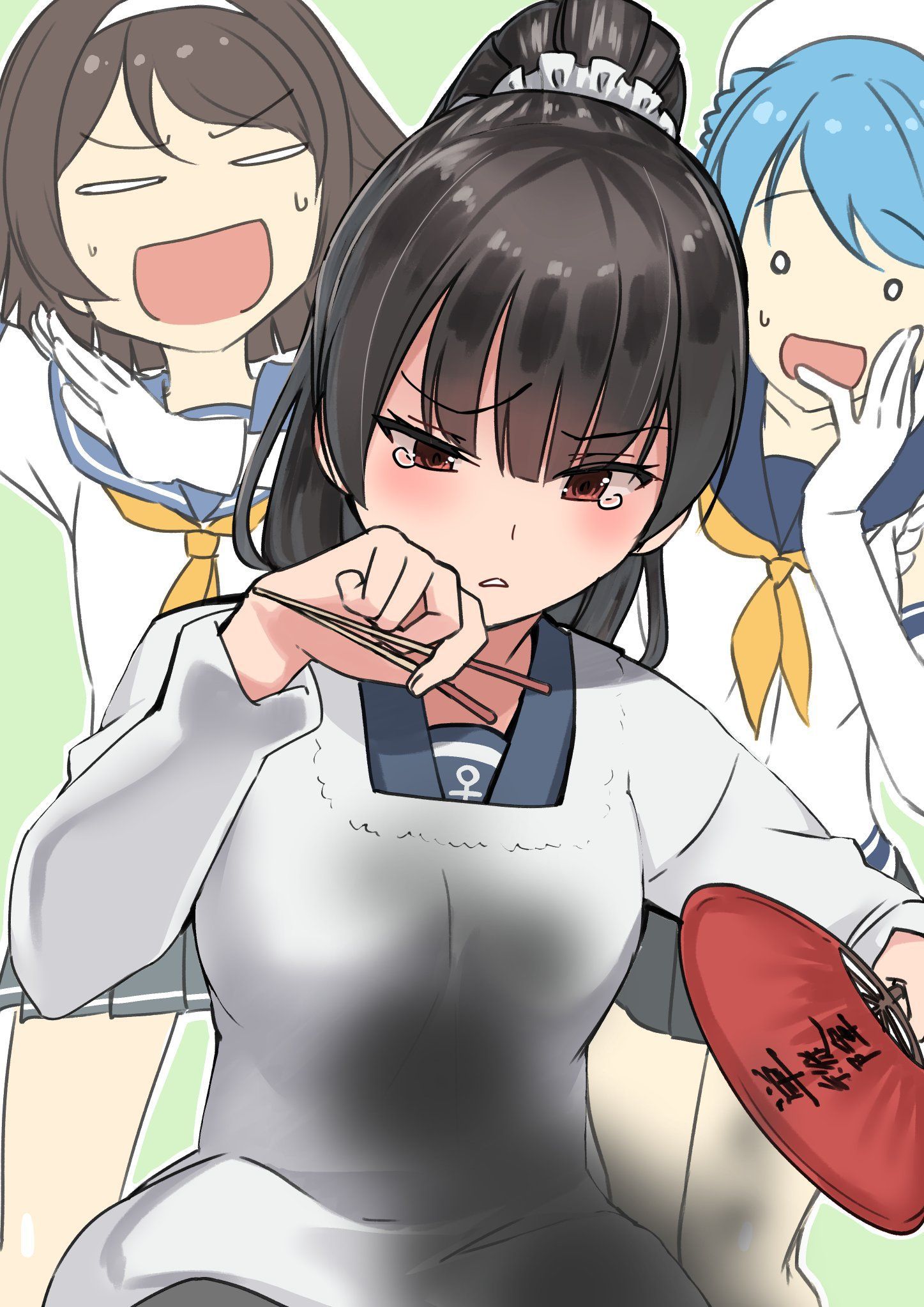 Isokaze's erotic secondary erotic images are full of boobs! [Fleet Collection] 15