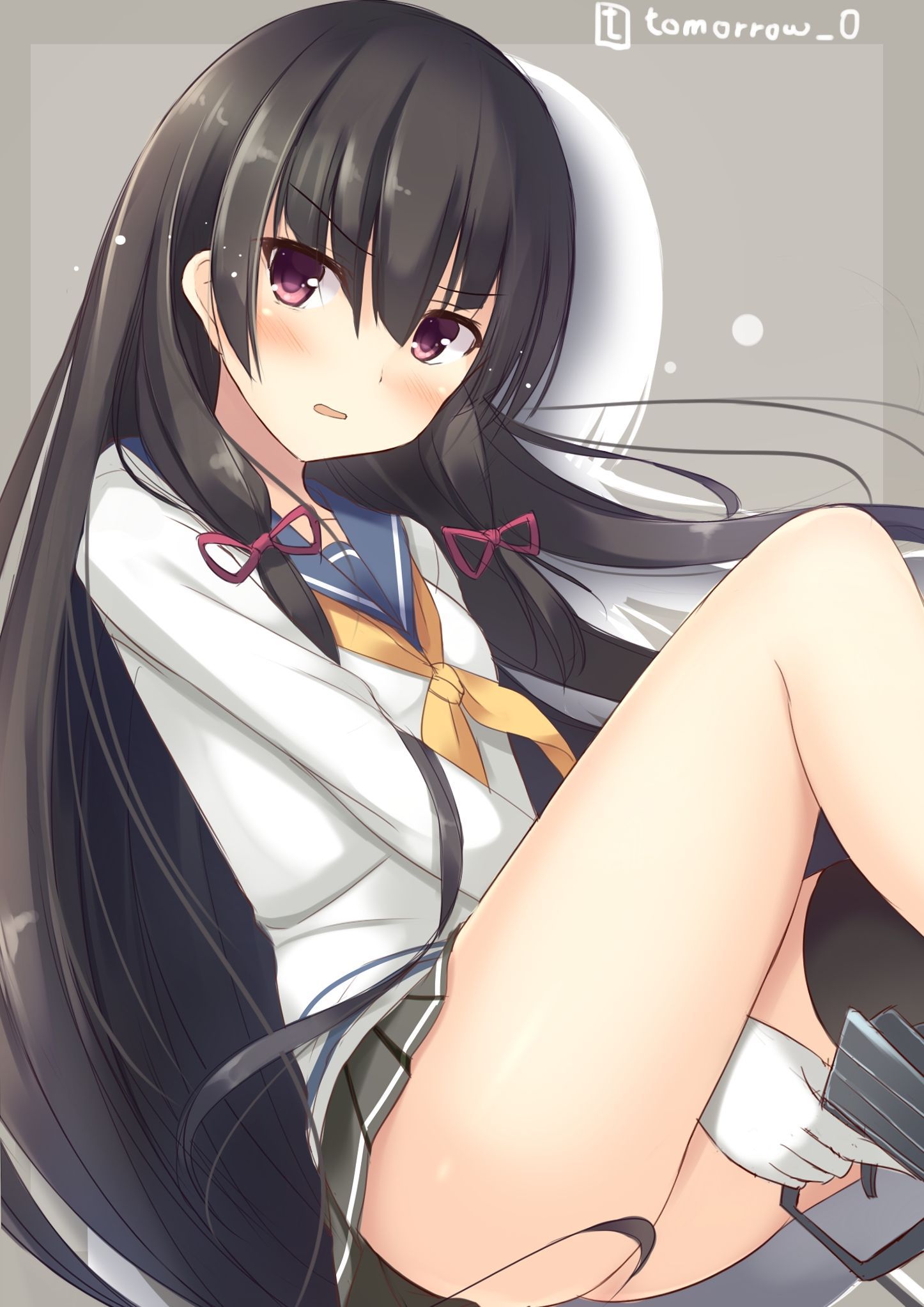 Isokaze's erotic secondary erotic images are full of boobs! [Fleet Collection] 22