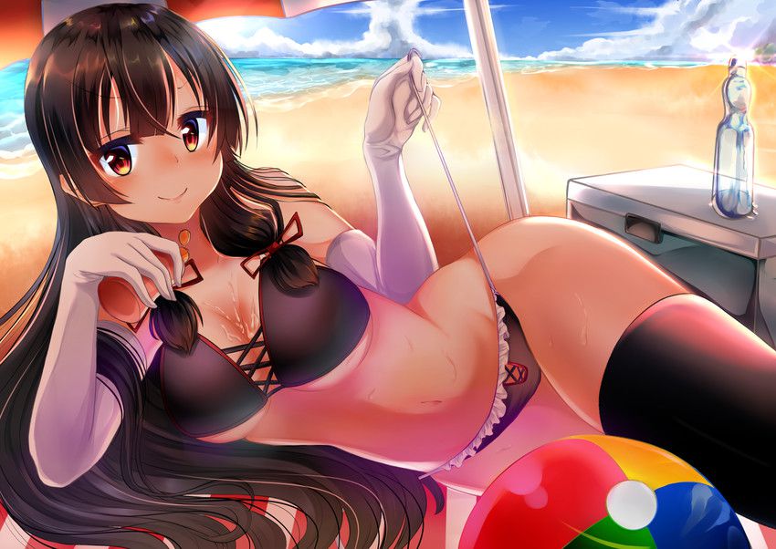 Isokaze's erotic secondary erotic images are full of boobs! [Fleet Collection] 30