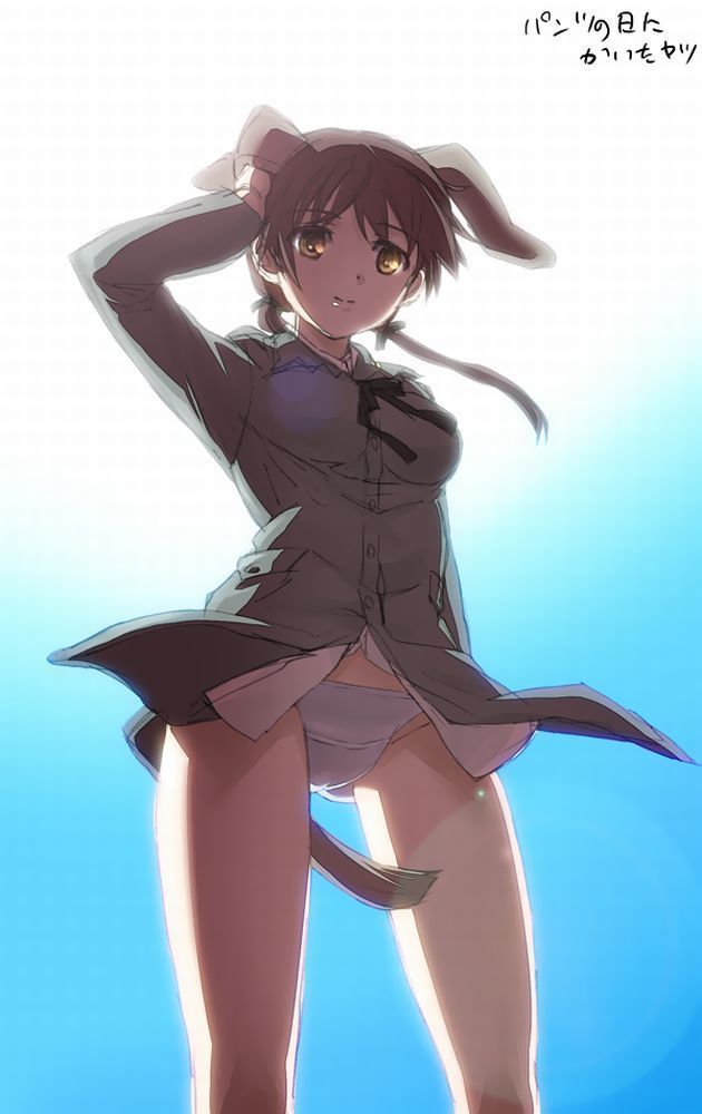 Strike Witches: Geltrud Balk horn's intense erotic and saddled secondary erotic image summary 23