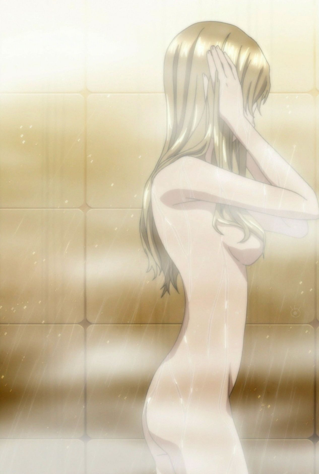 It's normal to be naked because it's a girl taking a bath, right? 2D erotic images that are not even good 24