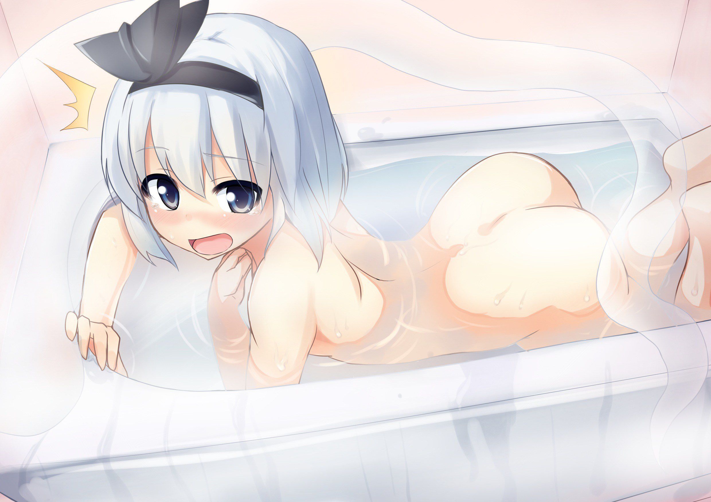 It's normal to be naked because it's a girl taking a bath, right? 2D erotic images that are not even good 46