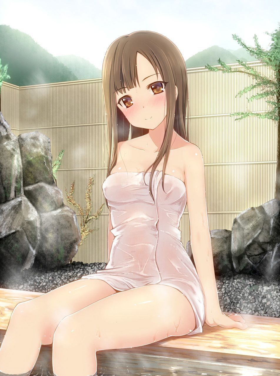 It's normal to be naked because it's a girl taking a bath, right? 2D erotic images that are not even good 60