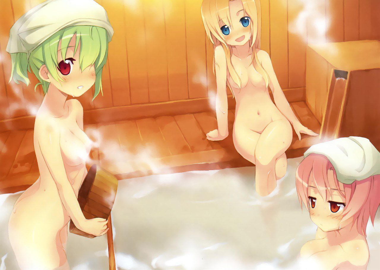 It's normal to be naked because it's a girl taking a bath, right? 2D erotic images that are not even good 66