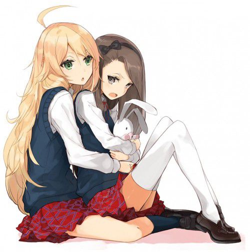 Erotic anime summary Lesbian erotic image that is densely intertwined with etch even though it is a girl [secondary erotic] 23
