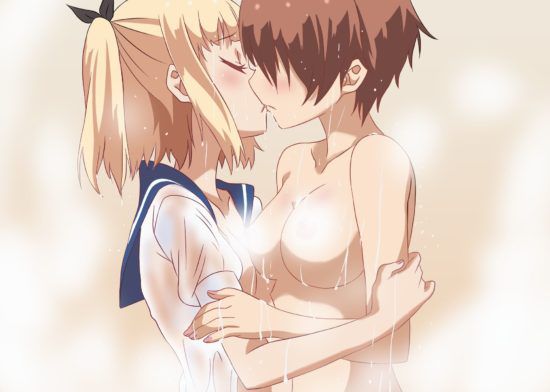 Erotic anime summary Lesbian erotic image that is densely intertwined with etch even though it is a girl [secondary erotic] 4
