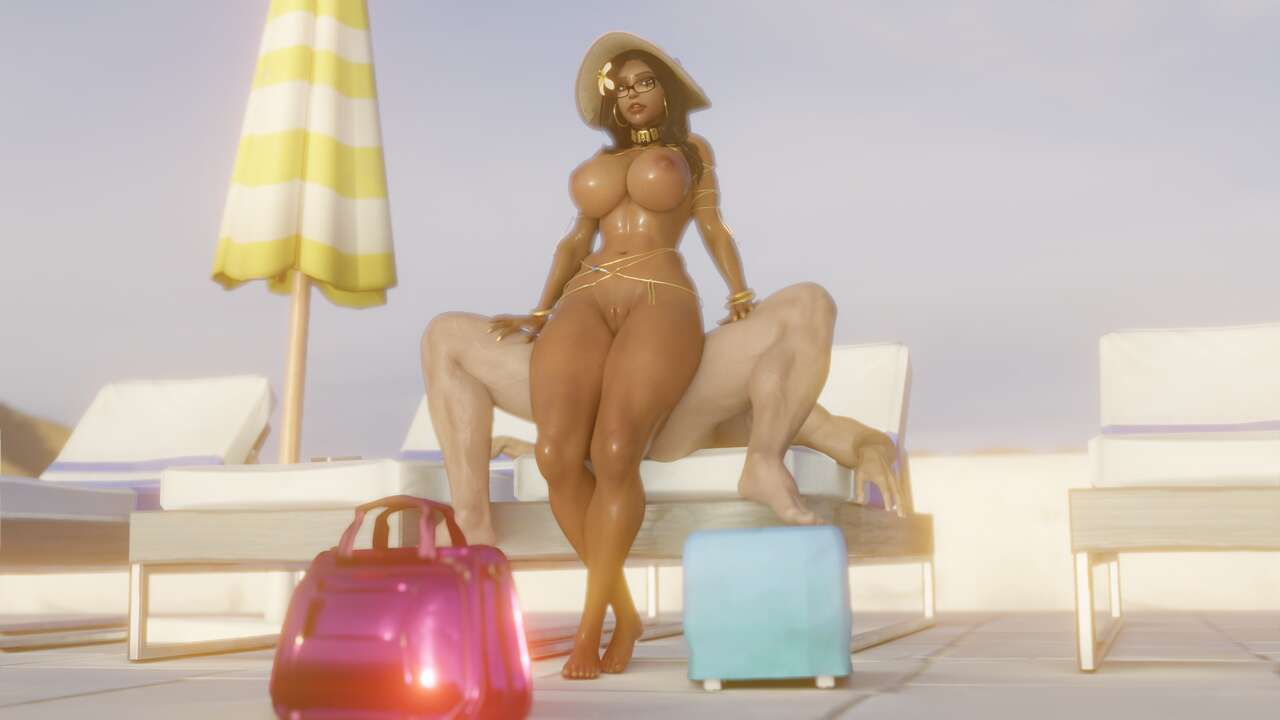[The Firebrand] Thicc Ana on Vacation (Overwatch) 2