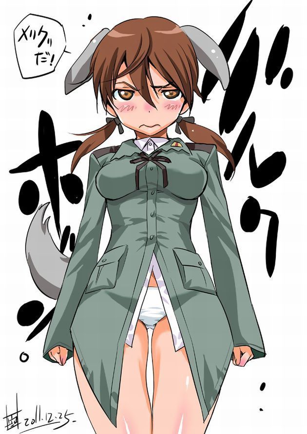 【Strike Witches】Gertrud Bulk Horn's unprotected and too erotic secondary echi image summary 4