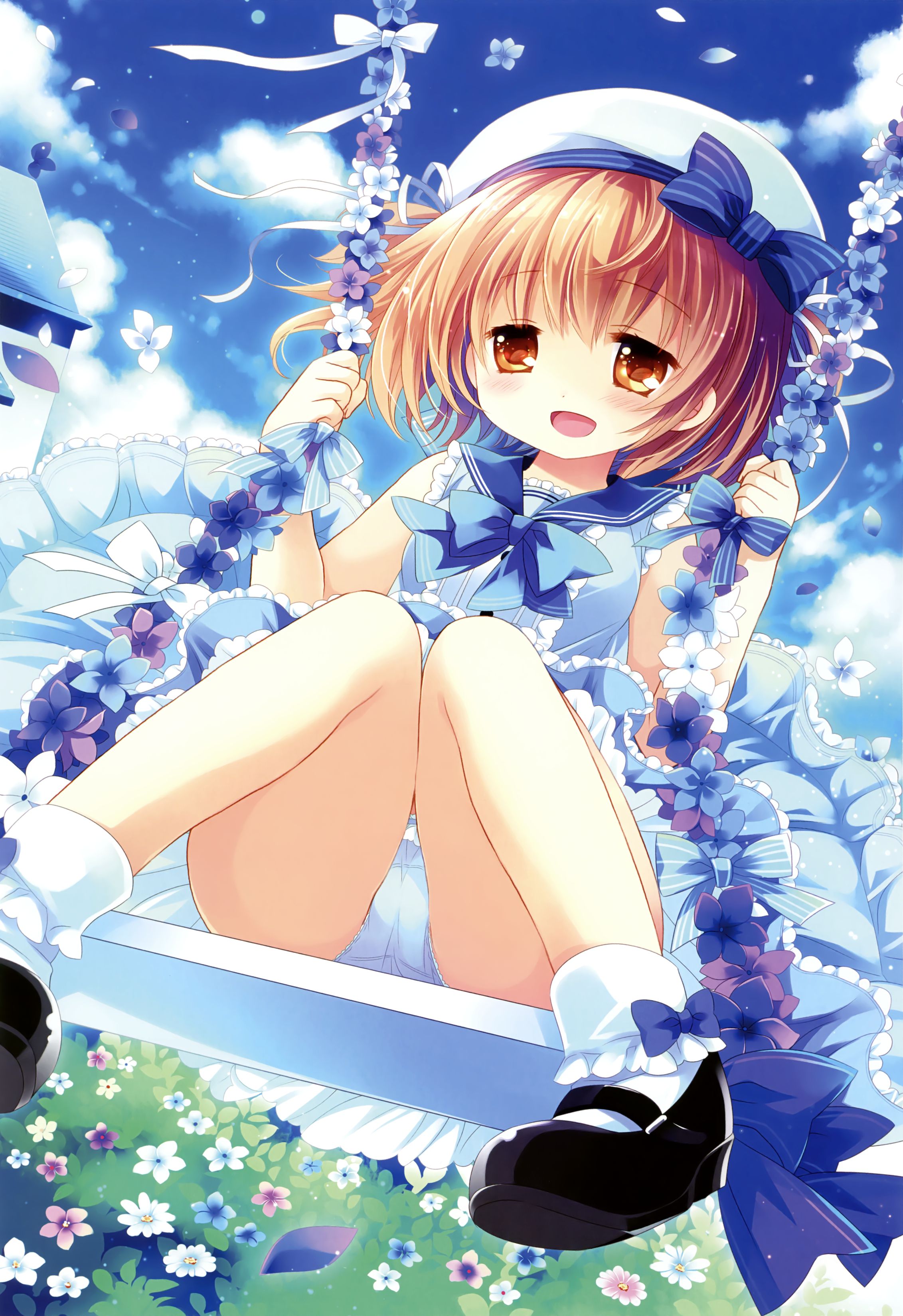 【Erotic Anime Summary】 Immediately Bin Bin Inevitable Cute Beauty / Beautiful Girl's Underwear Image [50 Photos] 19