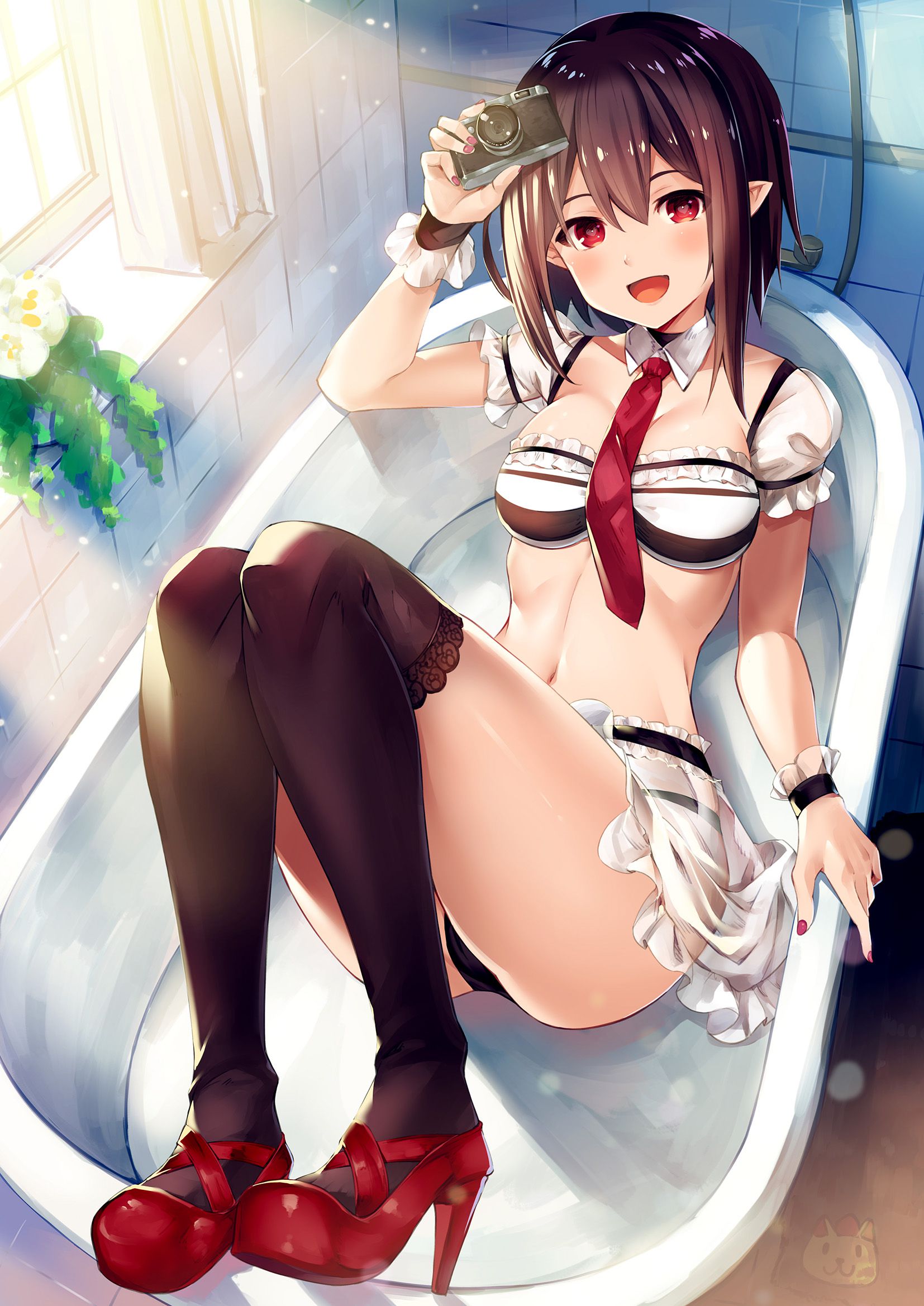 【Erotic Anime Summary】 Immediately Bin Bin Inevitable Cute Beauty / Beautiful Girl's Underwear Image [50 Photos] 37