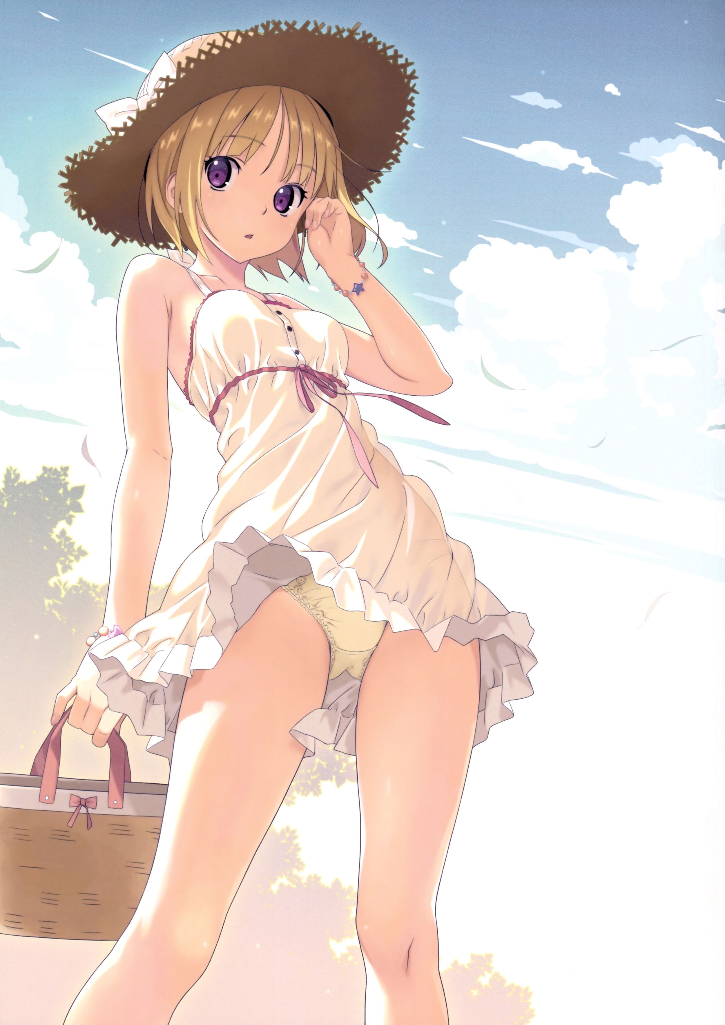 【Erotic Anime Summary】 Immediately Bin Bin Inevitable Cute Beauty / Beautiful Girl's Underwear Image [50 Photos] 4