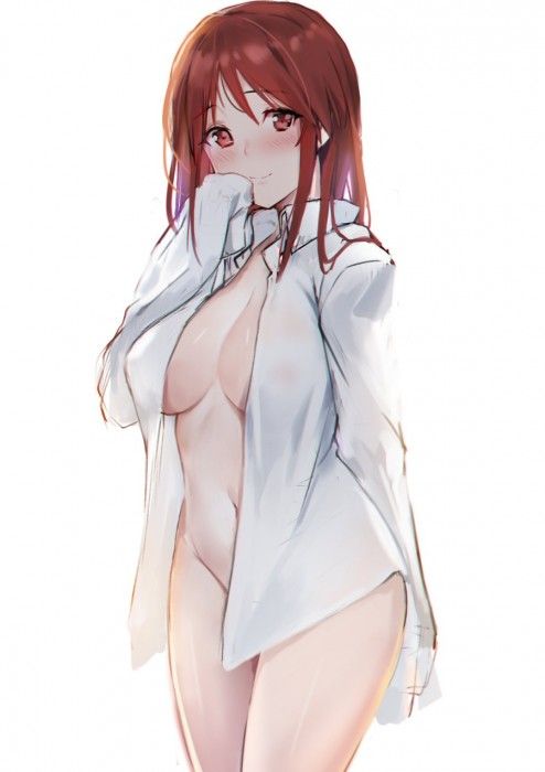 【Secondary erotic】 Here is an erotic image of a girl with a naked shirt and a line of the body 13