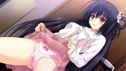 Erotic anime summary 40 beautiful girls who raise the skirt and show the pants 16