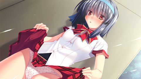 Erotic anime summary 40 beautiful girls who raise the skirt and show the pants 18