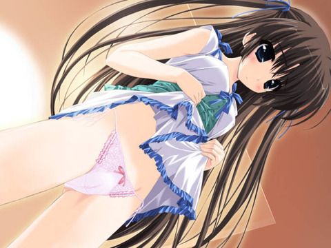 Erotic anime summary 40 beautiful girls who raise the skirt and show the pants 35