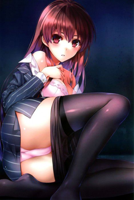 【Secondary erotic】 Here is an erotic image of a girl in a sense underwear wearing a sense than being naked 27