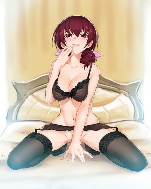 【Secondary erotic】 Here is an erotic image of a girl in a sense underwear wearing a sense than being naked 7