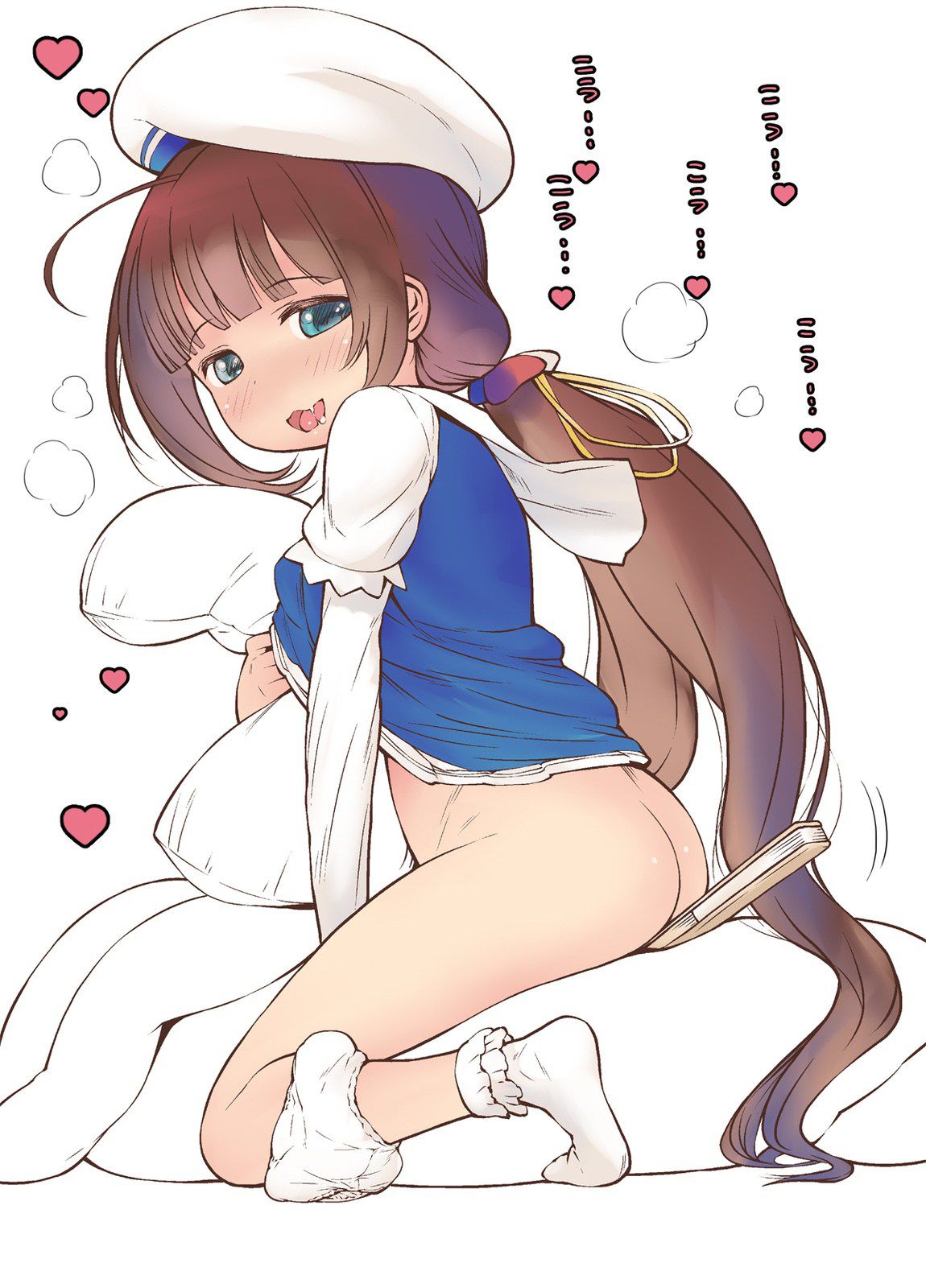 Two-dimensional erotic image of masturbation Loli girl who feels too comfortable and does not stop 16
