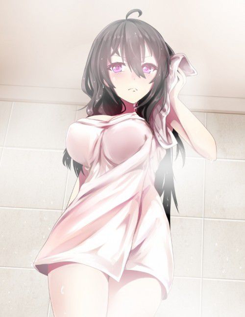 Erotic anime summary Beautiful girls in bath towels that can not hide body [secondary erotic] 30