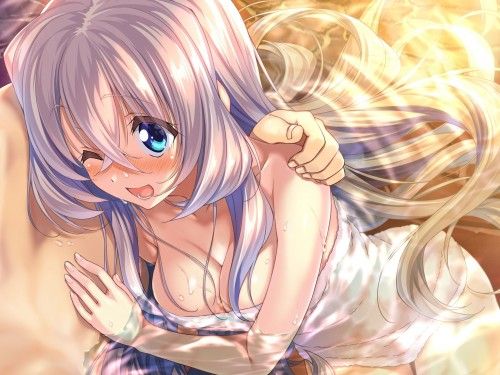 Erotic anime summary Beautiful girls in bath towels that can not hide body [secondary erotic] 4