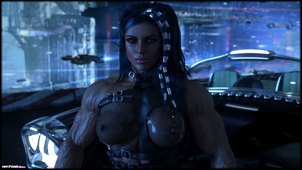 MUSCLE Ciber punk 2077 and futurist concept 3D models by Tigersan 24