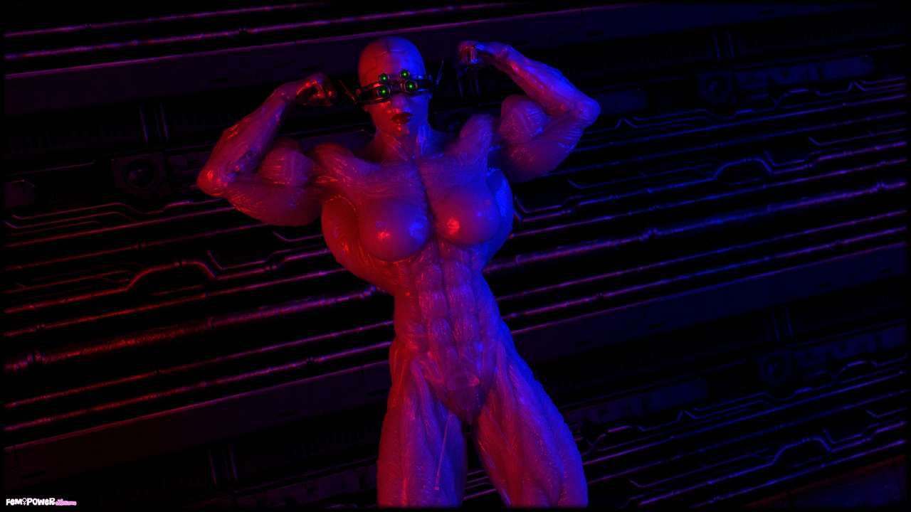 MUSCLE Ciber punk 2077 and futurist concept 3D models by Tigersan 46