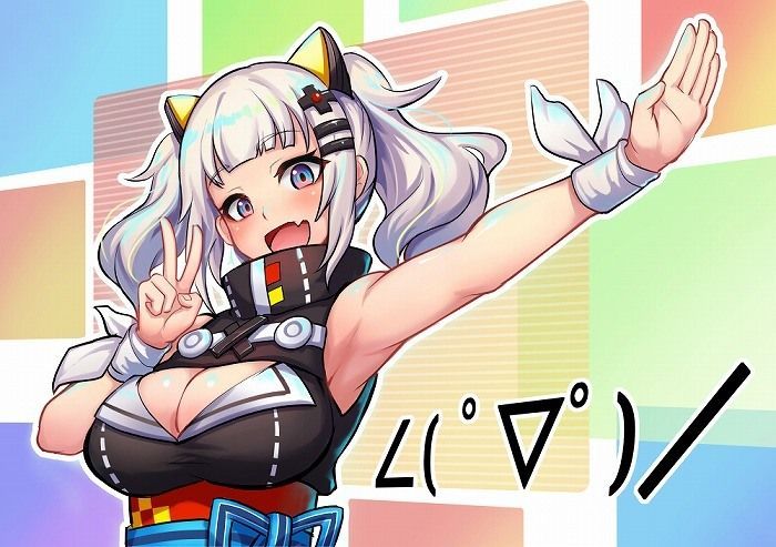 Cute 2D images of virtual youtuber. 18