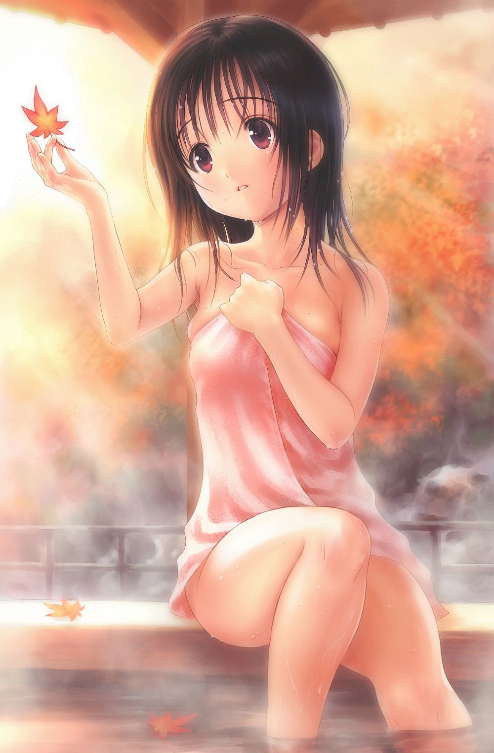 Yukemuryu Hot Spring Beautiful Girl Erotic Image Make your mind and body hot! 14