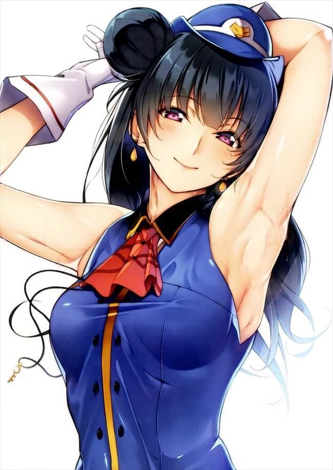 【Erotic anime summary】 Here is an image collection where you can fully enjoy the armpits that are the second [40 sheets] 20