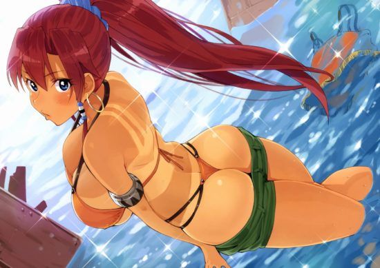 Erotic anime summary Beautiful girls with sunburn trace that you know what kind of swimsuit you wore with brown skin [secondary erotic] 6