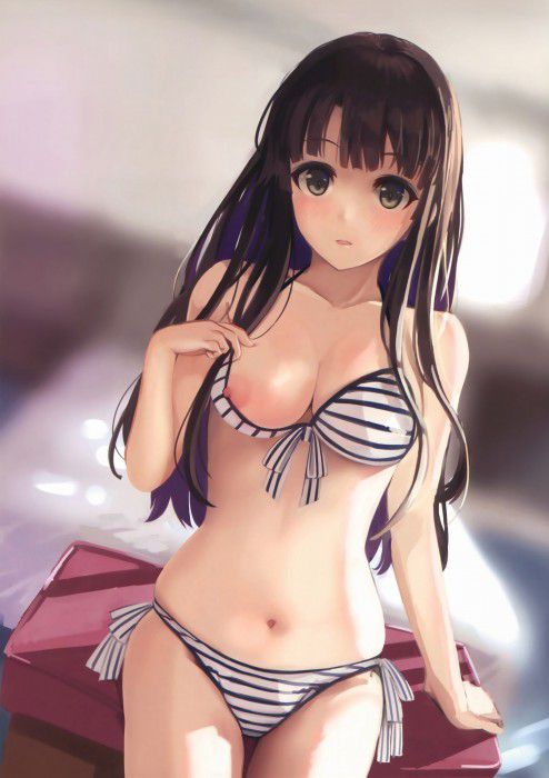 【Secondary erotic】 Here is an erotic image of a girl exposing a body in a swimsuit 1