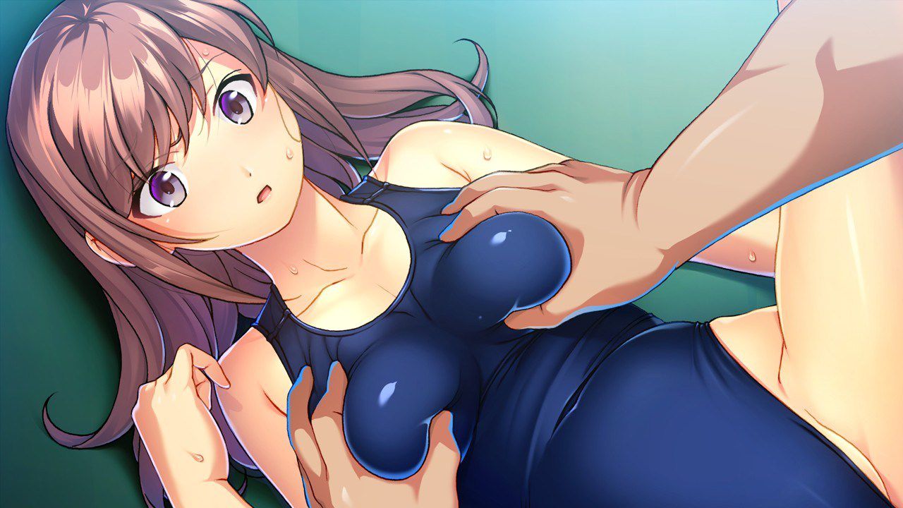 Two-dimensional erotic image of a girl in a bruising and erotic sukusui figure 10