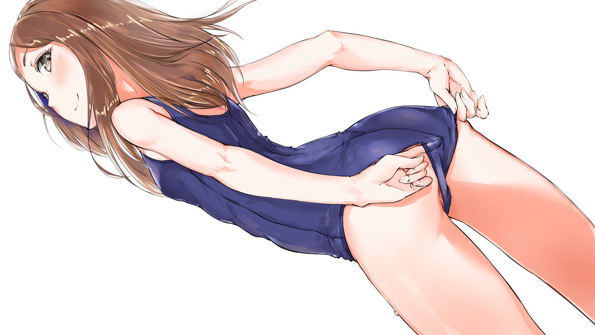 Two-dimensional erotic image of a girl in a bruising and erotic sukusui figure 2