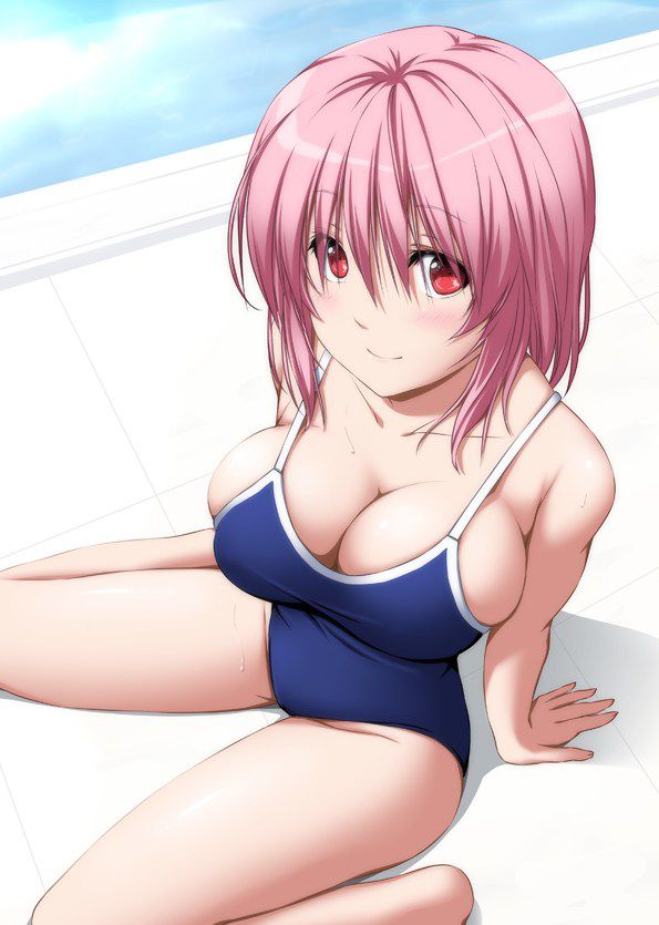 Two-dimensional erotic image of a girl in a bruising and erotic sukusui figure 5
