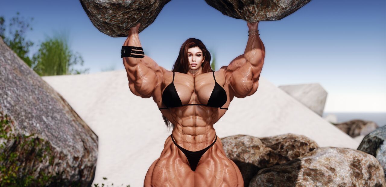 Extreme muscle girls by GameGirlPower 2