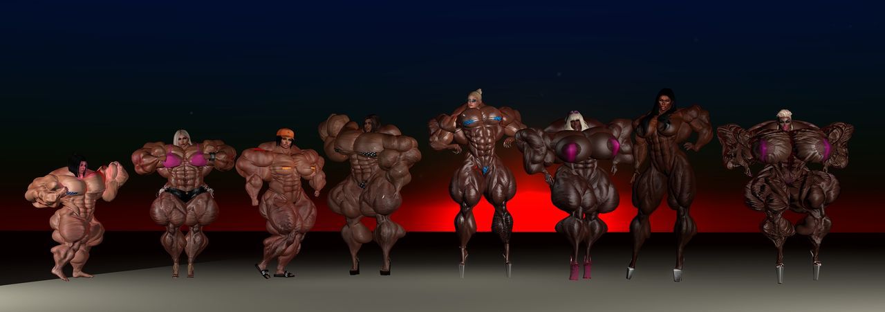 Extreme muscle girls by GameGirlPower 243