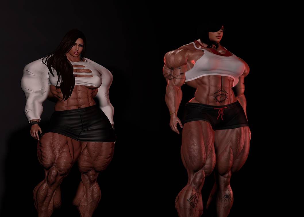 Extreme muscle girls by GameGirlPower 79