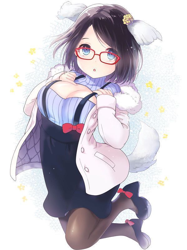 2D erotic image for those who want to kyun kyun from the morning with two-dimensional erotic image of glasses girl 16