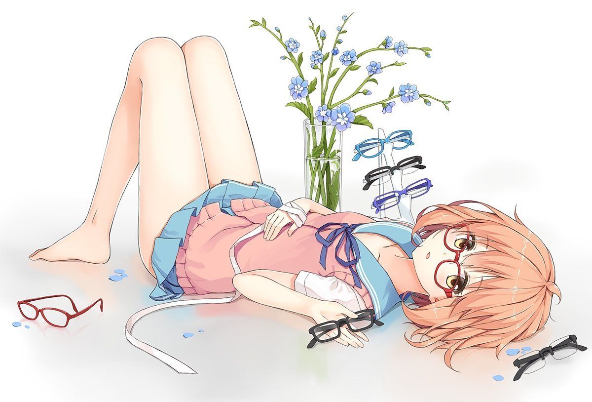 2D erotic image for those who want to kyun kyun from the morning with two-dimensional erotic image of glasses girl 21