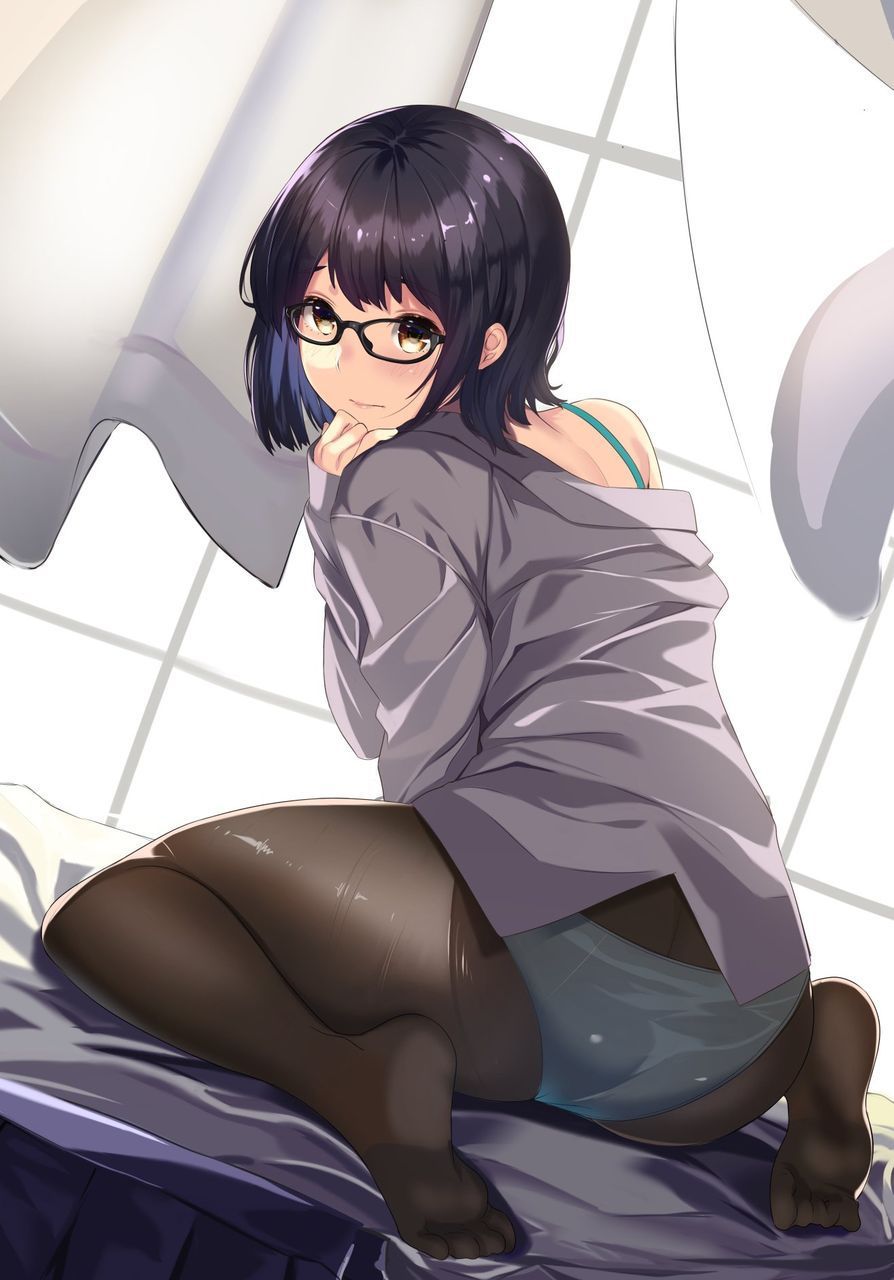 2D erotic image for those who want to kyun kyun from the morning with two-dimensional erotic image of glasses girl 27