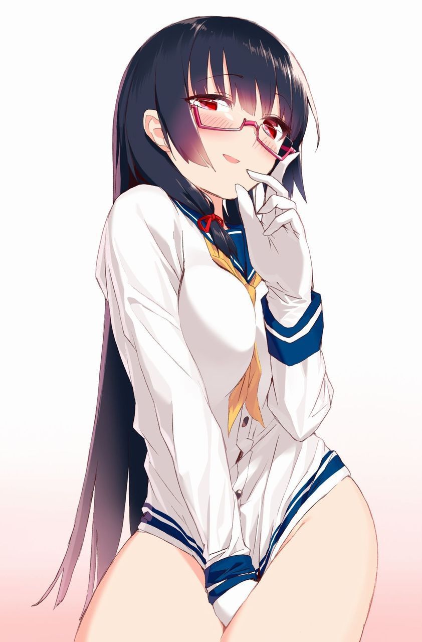 2D erotic image for those who want to kyun kyun from the morning with two-dimensional erotic image of glasses girl 28