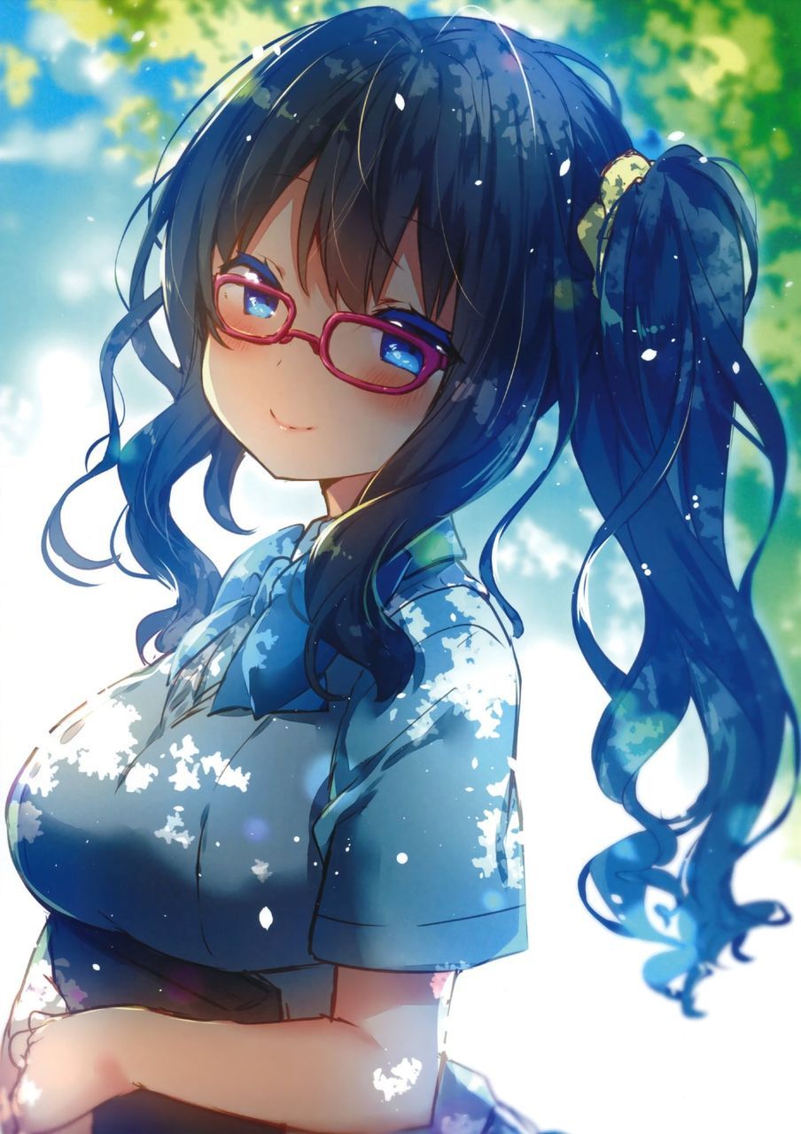 2D erotic image for those who want to kyun kyun from the morning with two-dimensional erotic image of glasses girl 5