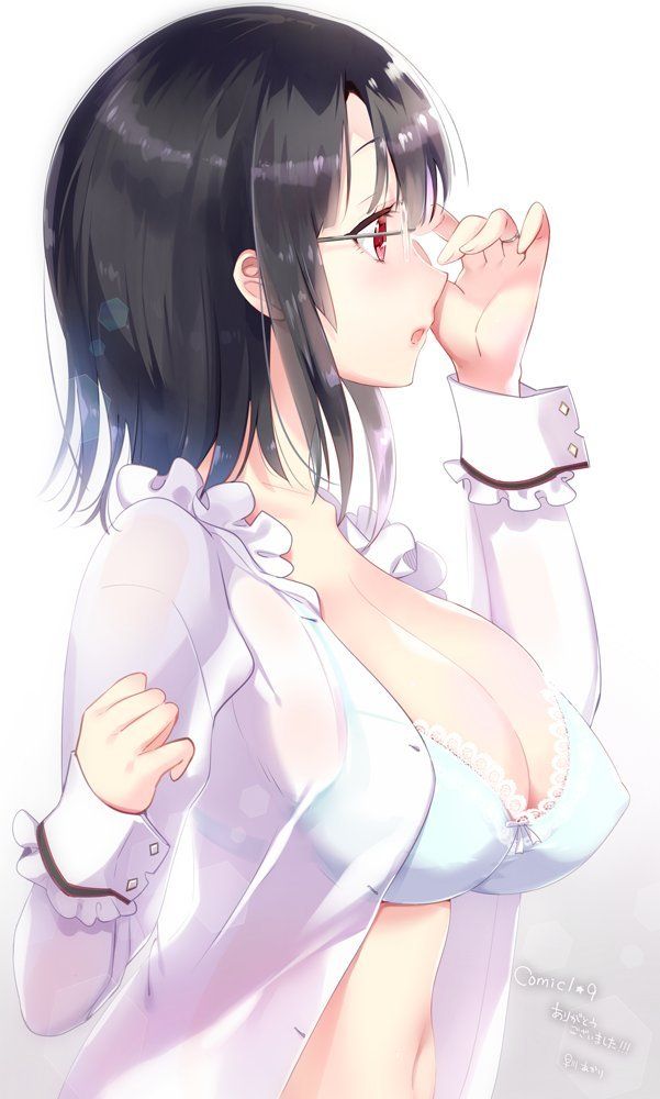 2D erotic image for those who want to kyun kyun from the morning with two-dimensional erotic image of glasses girl 9