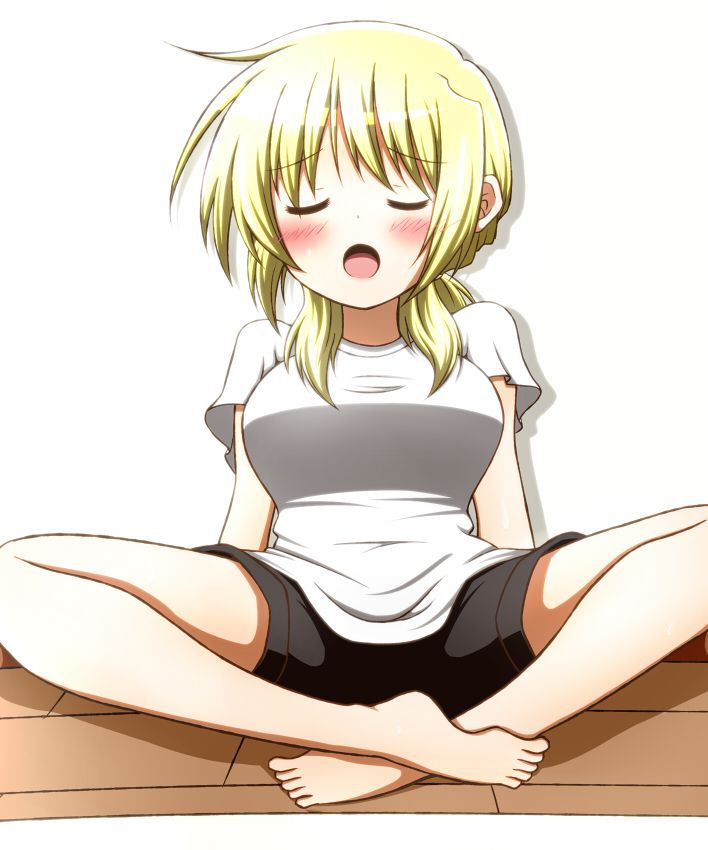 Please give a missing erotic image of the Hidamari sketch! 14