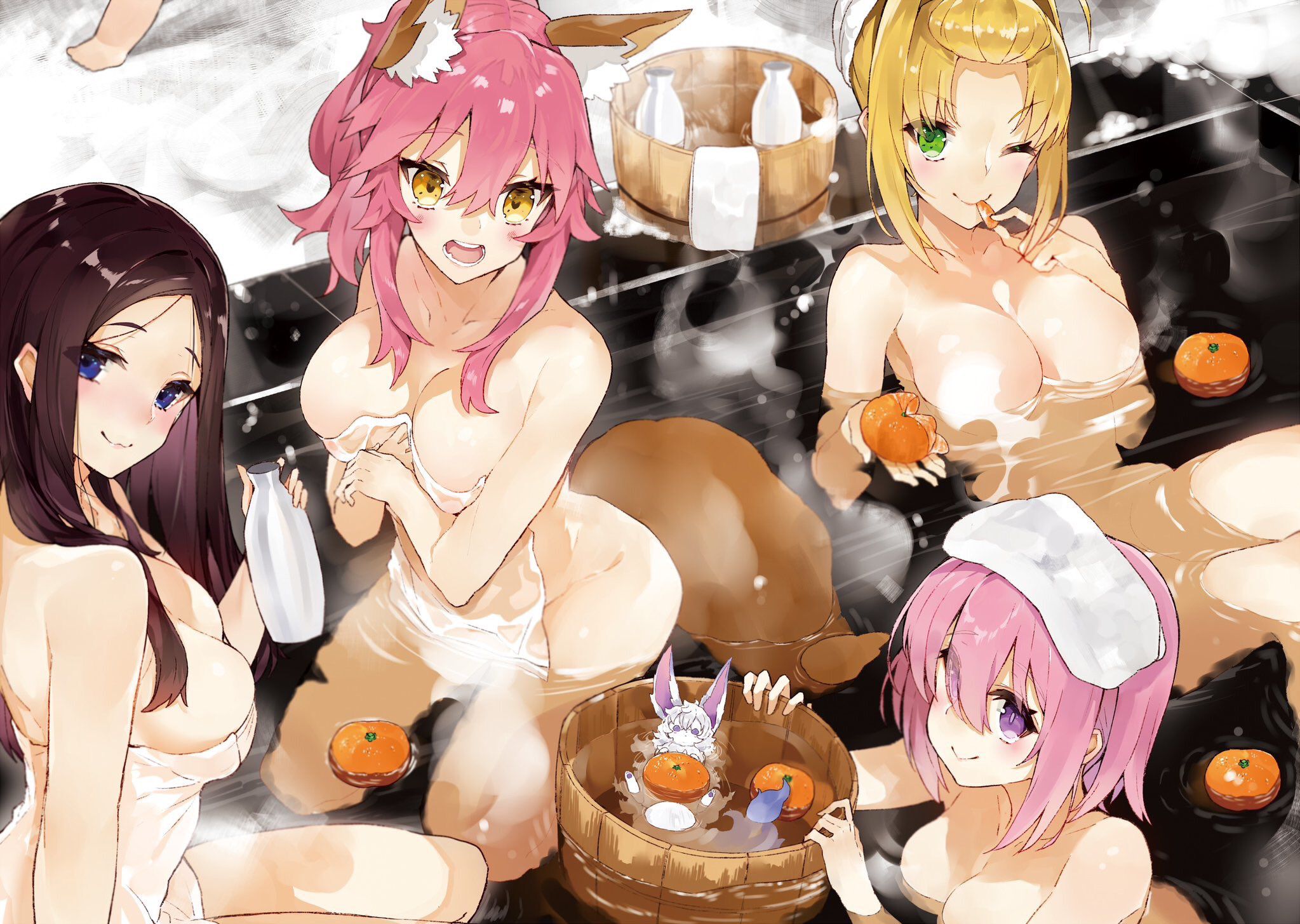 【Erotic Anime Summary】Please enjoy the eros of beautiful girls and beautiful girls shown in the bathroom [50 sheets] 35