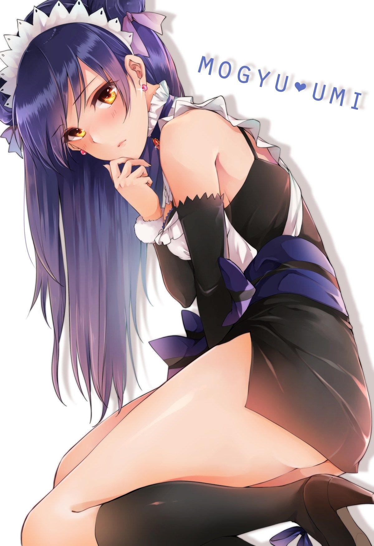 2D erotic image that it would be fun every day if such a beautiful maid was at home 14